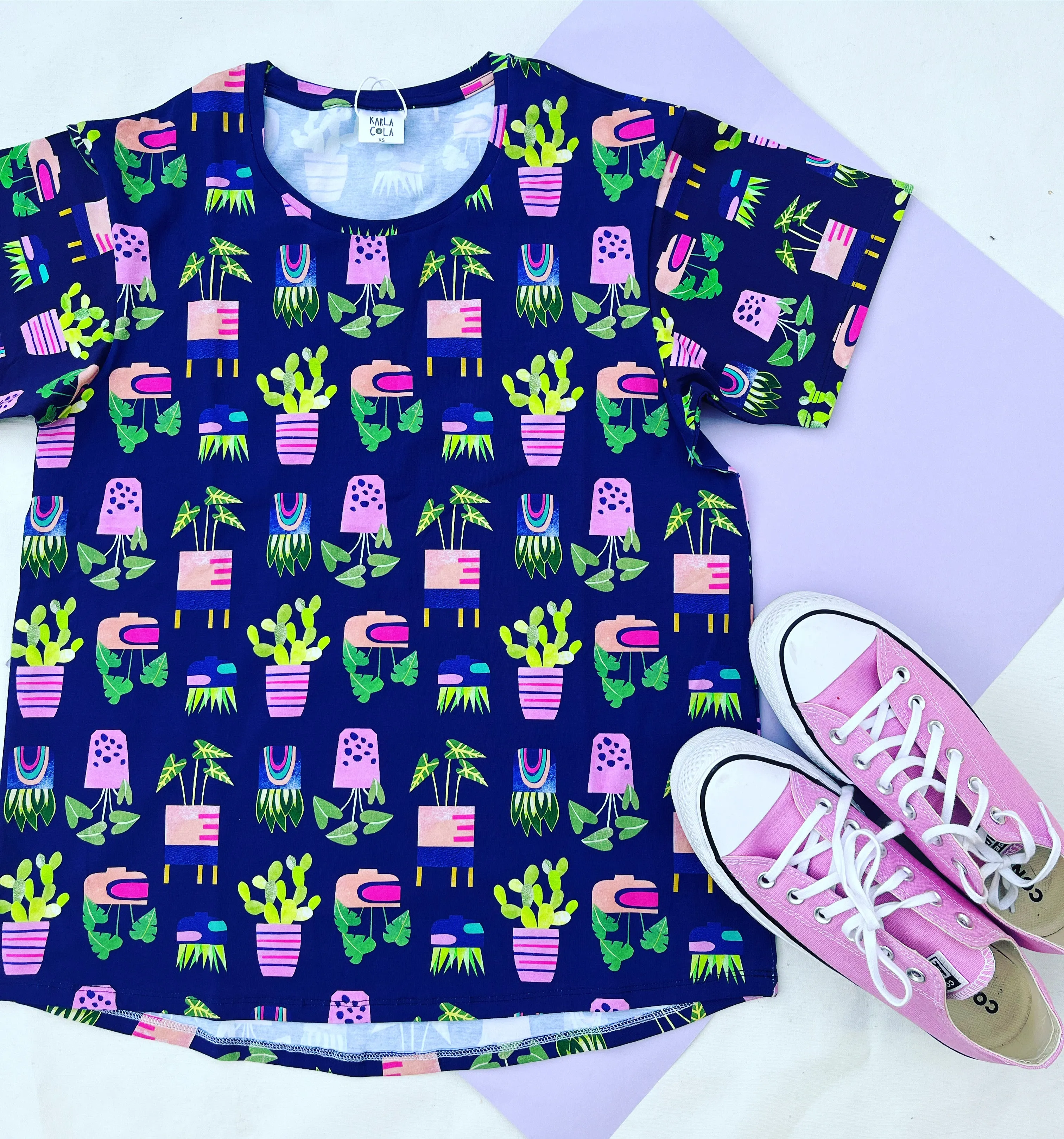 Let It Grow Everyday Tee Navy