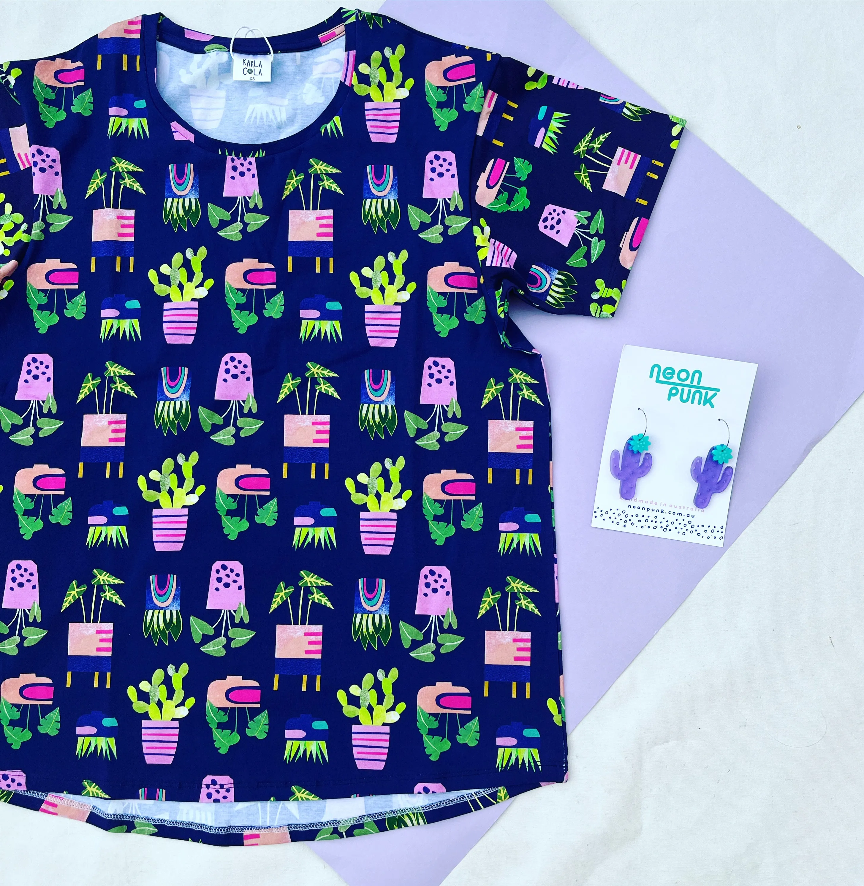 Let It Grow Everyday Tee Navy