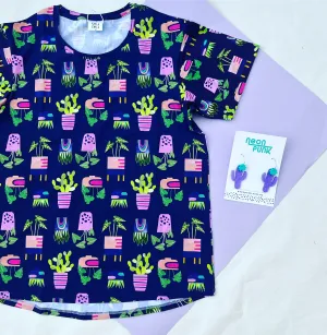 Let It Grow Everyday Tee Navy