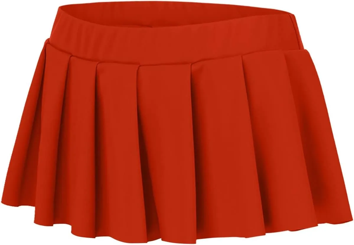 Mini Skirts for Women Sexy Low Rise Trendy Pleated Ruffle Hem Y2K Fashion Dance Hot Mini Skirts for Womem Clubwear