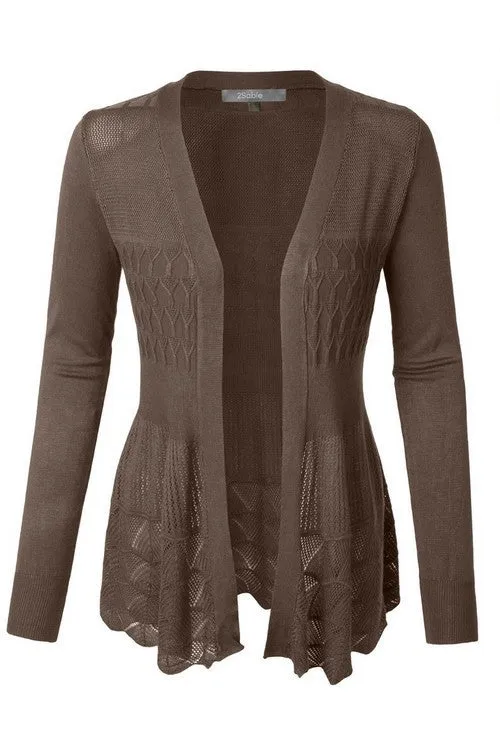 Mocha Knitted Cardigan