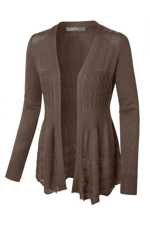 Mocha Knitted Cardigan