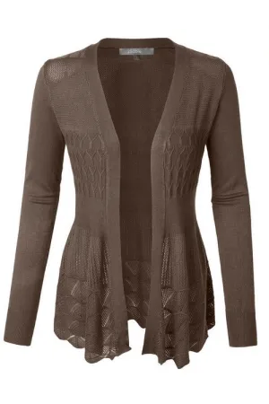 Mocha Knitted Cardigan