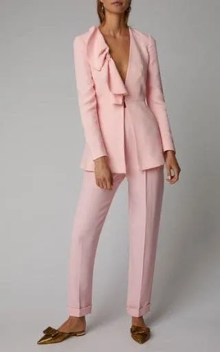 Pink Suit with Bow