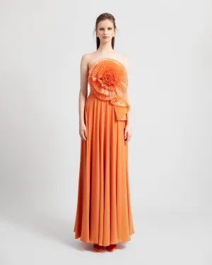 Strapless Flower Dress
